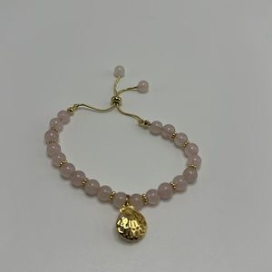 Pink opal bracelet
